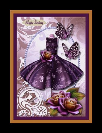 Gorgeous Dress & Roses by Julie McGregor