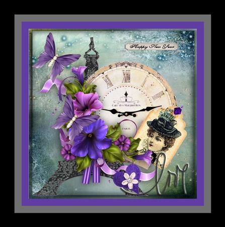 Paris Love Topper with Decoupage by Julie McGregor