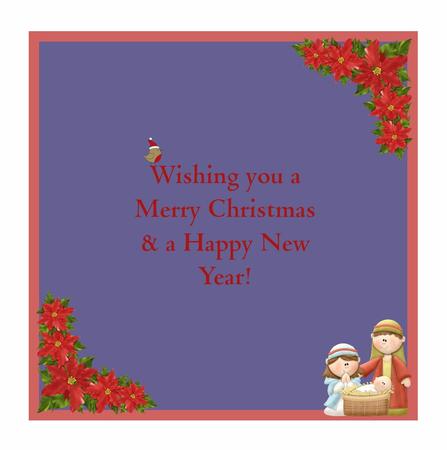 Christmas Nativity Scene Insert by Julie McGregor