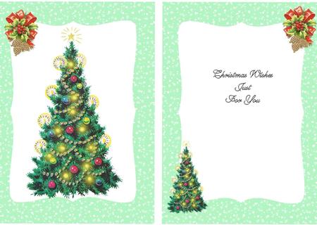 Lovely Christmas Tree Incert in Green  by Julie McGregor