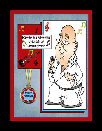 Birthday Wishes Elvis Style by Julie McGregor