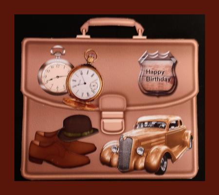 Male Card Briefcase Classic by Julie McGregor