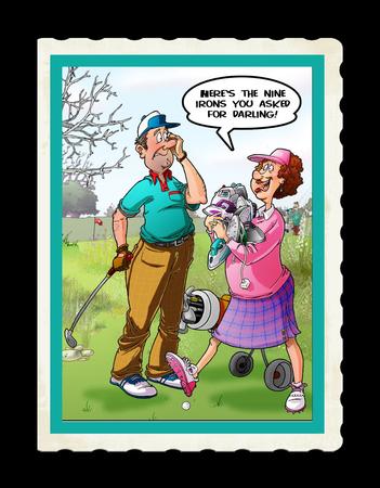 Golf Irons by Julie McGregor