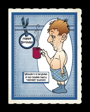 Bert Wants a Refresh Button Quick Card by Julie McGregor