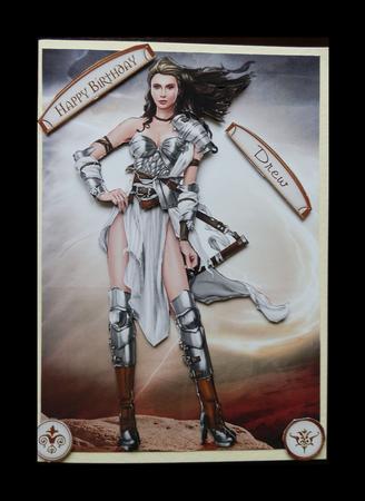 Gina Warrior Princess (white) by Julie McGregor