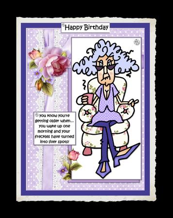Stella and Her Liver Spots Quick Card by Julie McGregor