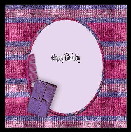 Knitted Pocket Card Insert by Julie McGregor