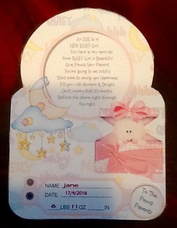 An Ode to New Baby Girl by Julie McGregor