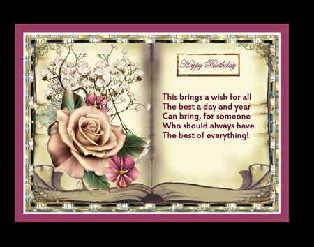 Pink Rose Book Topper with Decoupage by Julie McGregor