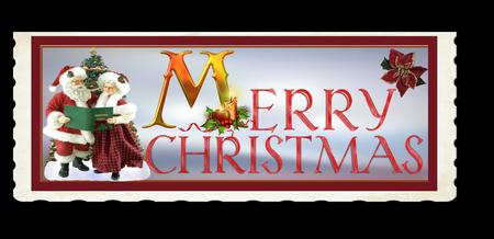Mr. & Mrs. Clause Topper with Insert and Verse by Julie McGregor