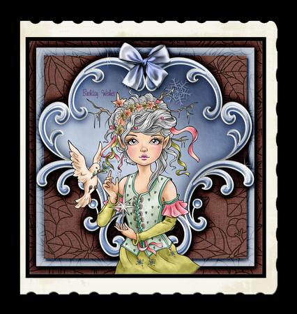 7.5 x 7.5 Card Topper Hope by Julie McGregor