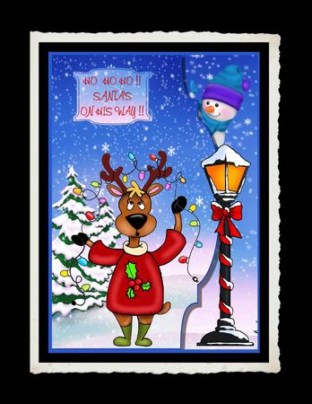 Reindeer Lights by Julie McGregor