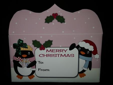 Christmas Penguins Money Wallet 5 by Julie McGregor