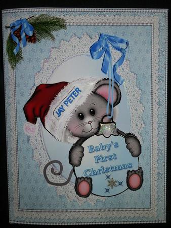 Baby Boy First Christmas by Julie McGregor