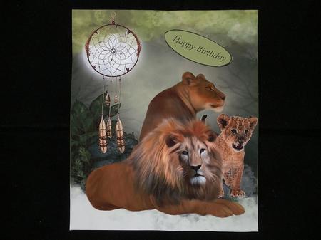 Jungle Dreams Topper with Decoupage by Julie McGregor