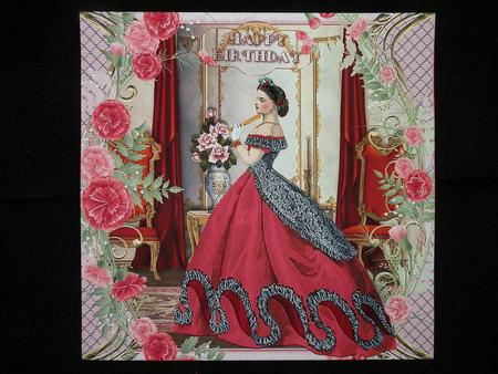 Victorian Lady Scarlet Glow Mini Kit by Julie McGregor