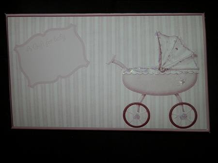 Baby Pram Girl Money Wallet by Julie McGregor