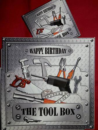 Tool Box Shell Edged Corner Side Stacker by Julie McGregor