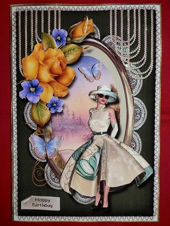 Perfect Afternoon Card Topper by Julie McGregor