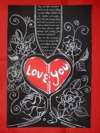 Happy Valentines- Romantic Heart by Julie McGregor