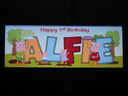 Pinkie Pigs Day Out Alfie Large Dl by Julie McGregor