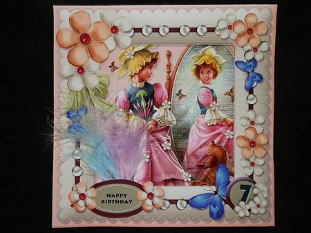 Dress Up Birthday Card Front Ages 2,3,4,5,6,7,8,9 by Julie McGregor
