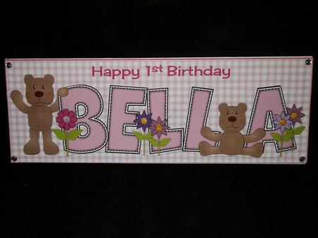 Teddies Bella 1st Large Dl by Julie McGregor