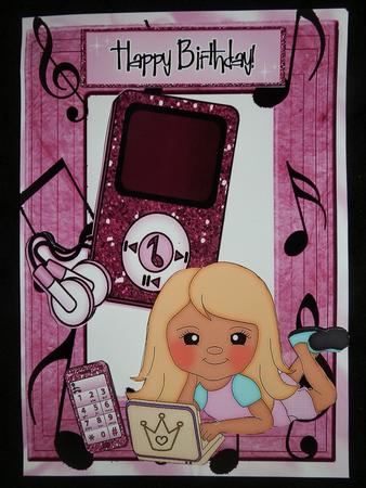 Love My Pink Phone and Laptop by Julie McGregor