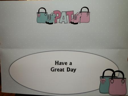 Handbags & Shoes Pat 60th Twin Large Dl Insert by Julie McGregor