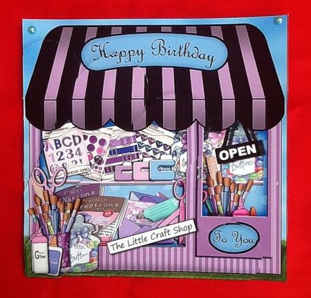 The Little Craft Shop Fan Pyramage Topper by Julie McGregor