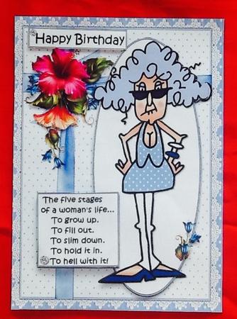 Stella and the Stages of Woman Quick Card by Julie McGregor