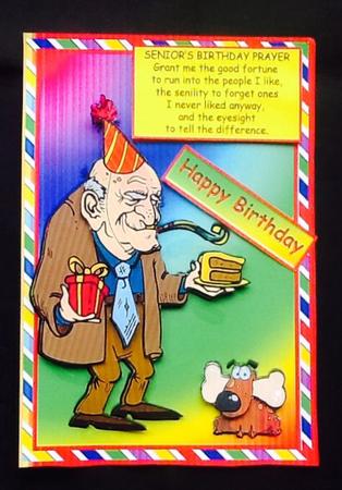 Seniors Birthday Prayer - Humorous by Julie McGregor