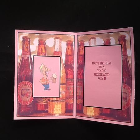 Insert for Middle Age Card by Julie McGregor