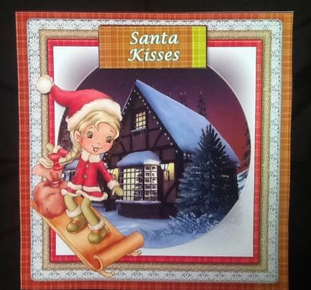 Mini Kit-christmas Scene #7- Santas Helper by Julie McGregor