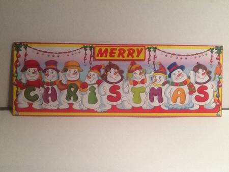 Snowmen Names Large DL - Merry Christmas by Julie McGregor