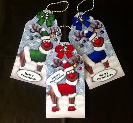 8, Lovely A5 Tags of Rudey the Reindeer Bumper Kit by Julie McGregor