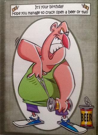 Kenny Cracks a Beer or Two by Julie McGregor