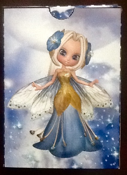 Blossom Fairy in Blue Gift Box by Julie McGregor