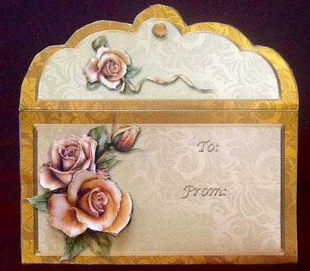 Autumn Rose Gift Voucher or Money Wallet by Julie McGregor