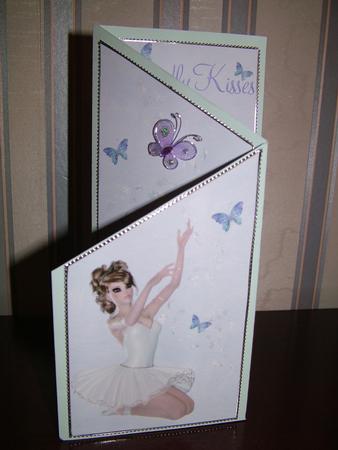 Butterfly Kisses Cascade Sheet by Julie McGregor
