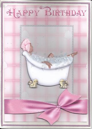 Relax on Your Birthday Toppers by Julie Swannell