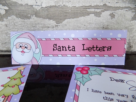 Xmas Santa Child's Santa Letter to and from Santa by Julie Whitehead