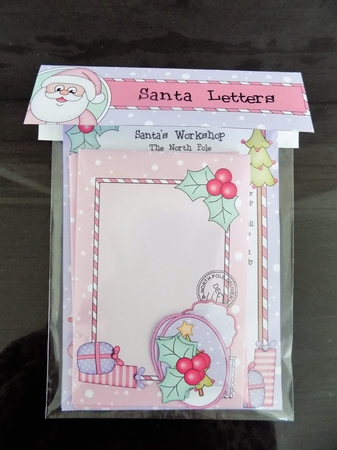Xmas Santa Child's Santa Letter to and from Santa by Julie Whitehead