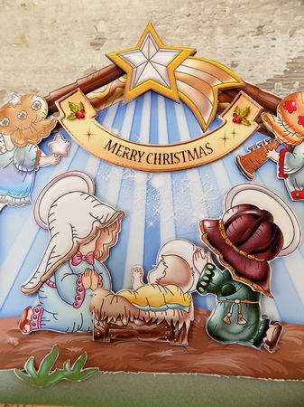 Holy Night Nativity Scene Triple Easel Kit by Julie Whitehead