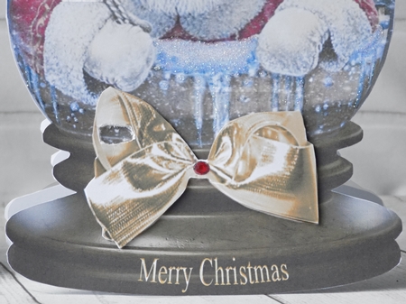 Mini Kit- 3D Snowglobe Scene - Vintage Santa  Featured Gallery Photo