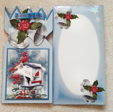 Christmas Cardinal Cracker Card Kit by Julie Hill