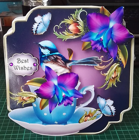 Tropica - Teacup & Saucer by Julie Hill