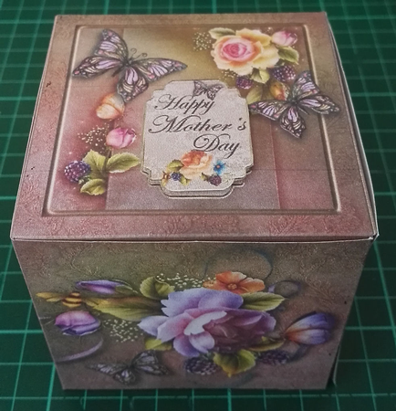 Ladys 3 Inch Gift Box With Roses and Butterflies Mini Kit by Julie Hill