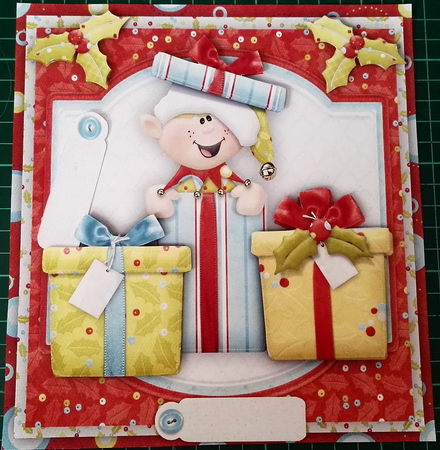 Cute Gnome in a Box  by Julie Hill