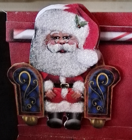 KRIS KRINGLE CHRISTMAS - 3D CUBE PERPETUAL CALENDAR by Julie Hill